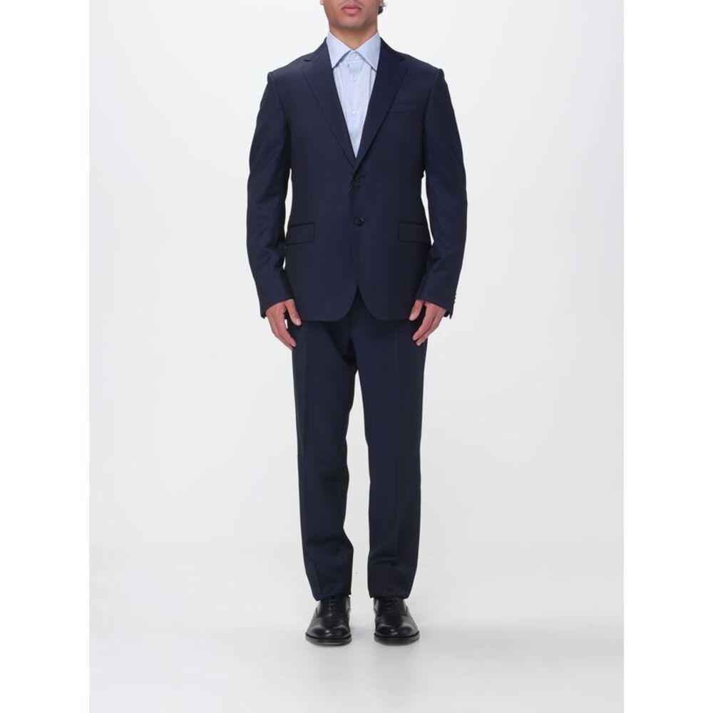 Zegna Suit Men Navy